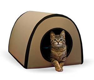 heated cat house feral outdoors