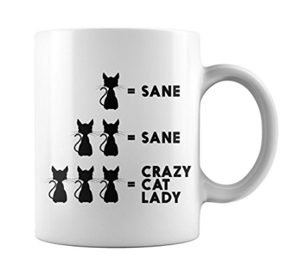 crazy cat lady mugs