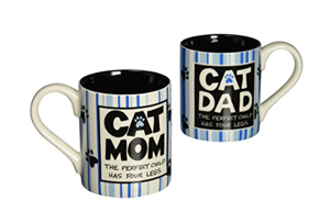 set cat mugs couples