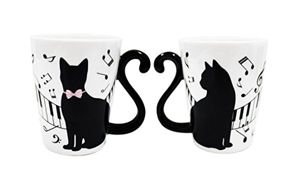set cat mugs couples