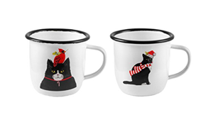 set cat mugs couples