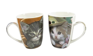 set cat mugs couples