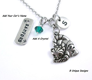 handmade personalized cat necklaces
