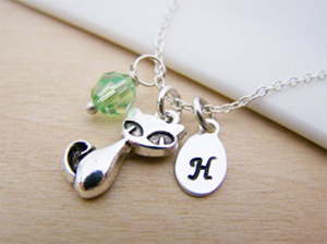 handmade personalized cat necklaces