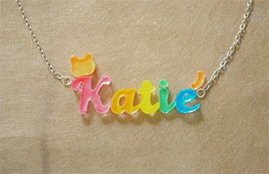 handmade personalized cat necklaces