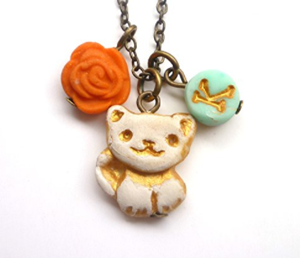 handmade personalized cat necklaces