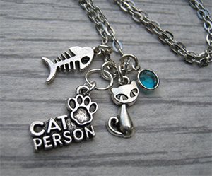 handmade personalized cat necklaces