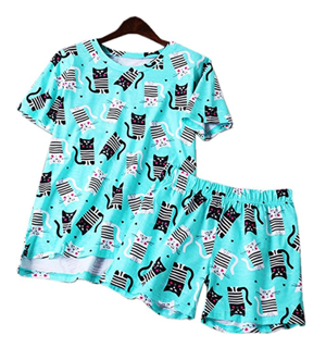 womens cat pajamas