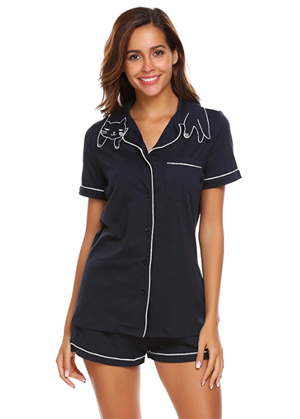 womens cat pajamas