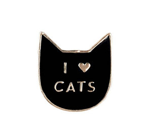 enamel cat pins