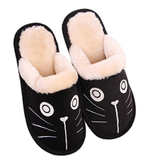 Cattior Animal Fleece Warm House Indoor Dog Slippers Cute Slippers Toddler