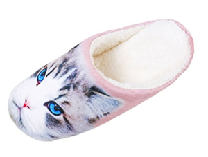 cat slippers women