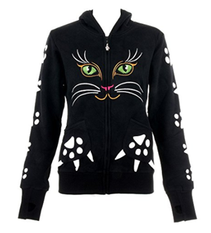 black cat sweatshirts hoodies pullovers women