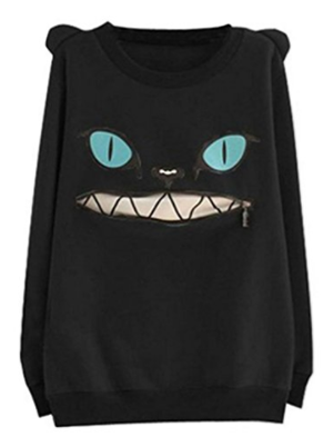 black cat sweatshirts hoodies pullovers women