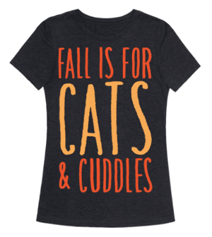 fall cat tshirts