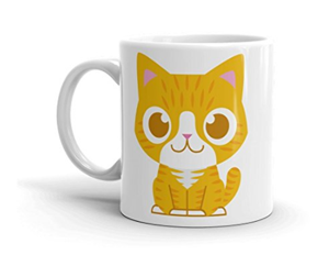 mugs ginger orange cats