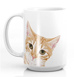mugs ginger orange cats
