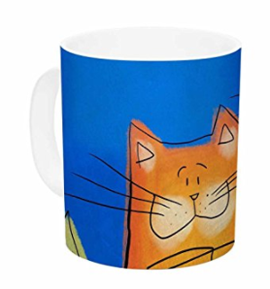 mugs ginger orange cats