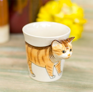 mugs ginger orange cats