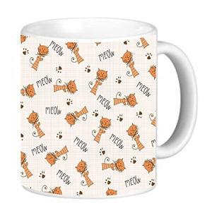mugs ginger orange cats