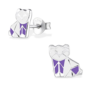 origami cat jewelry