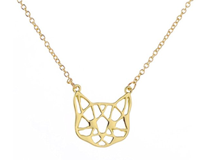 origami cat jewelry