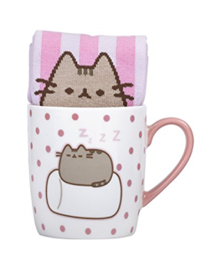 Coffee Mug Entertainment Pusheen & Stormy NEW Pair 12 ounce cups with gift box