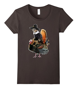 thanksgiving cat tshirts
