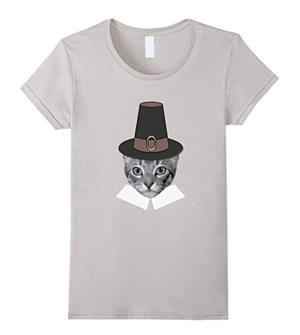 thanksgiving cat tshirts