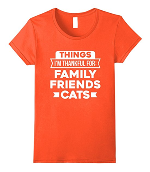 thanksgiving cat tshirts