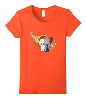 thanksgiving cat tshirts