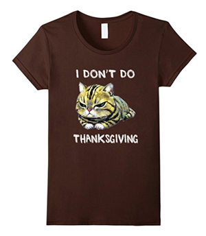 thanksgiving cat tshirts