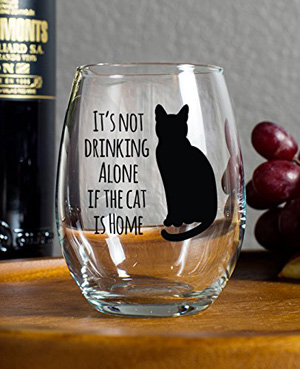 cat wine glasses