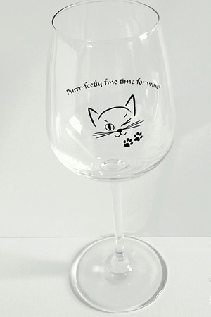 cat wine glasses