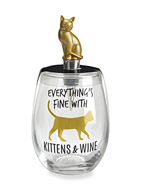 cat wine glasses