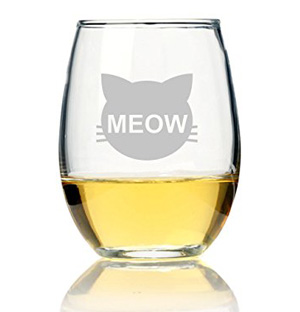 cat wine glasses