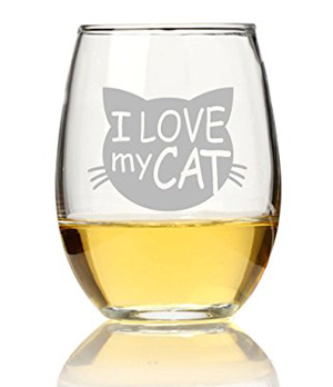 cat wine glasses