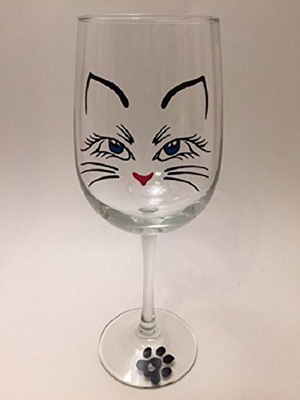 cat wine glasses
