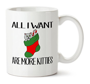 christmas cat mug