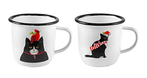 christmas cat mug