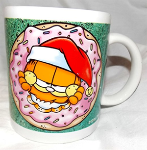 christmas cat mug