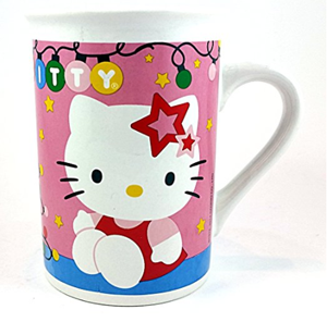 christmas cat mug