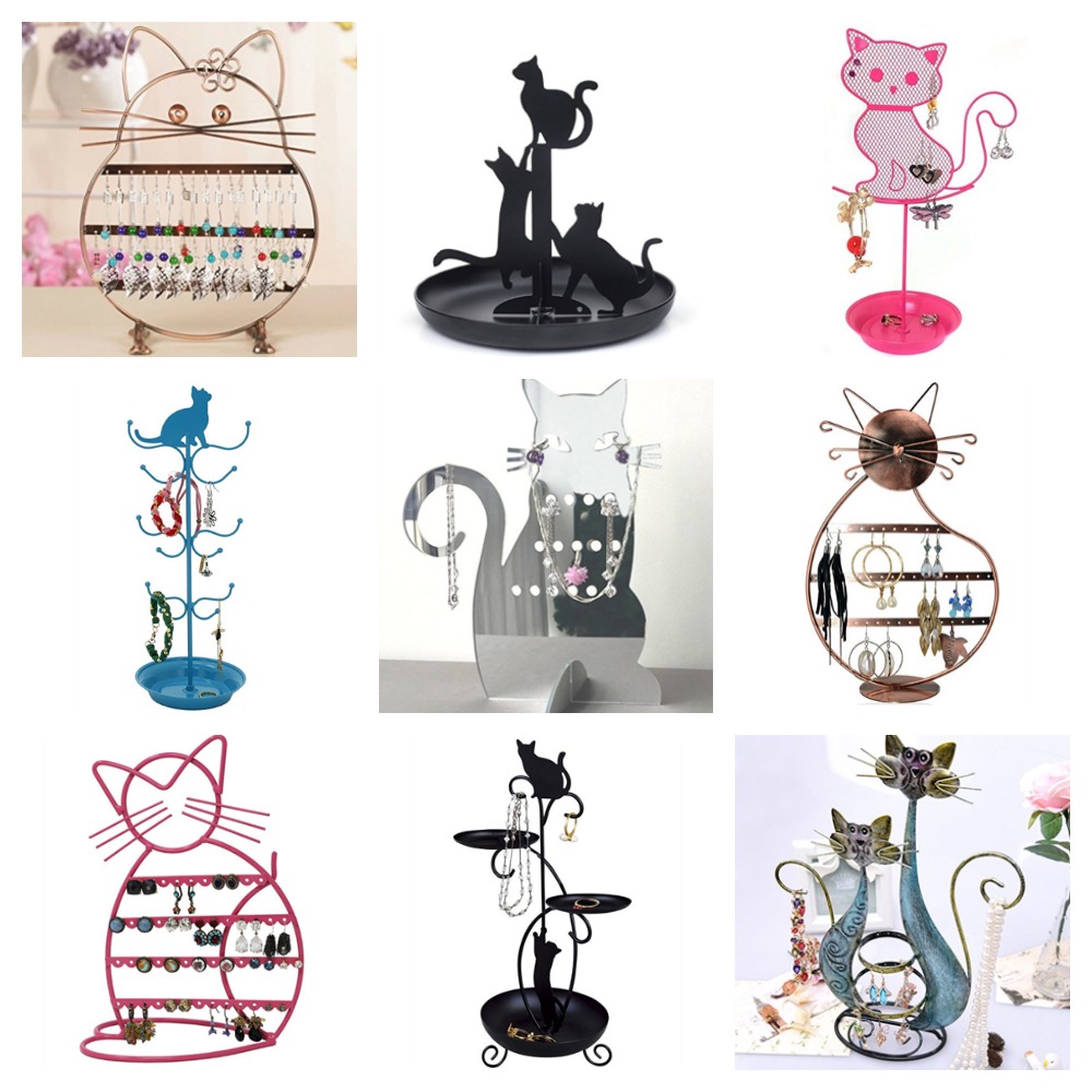 Cat Jewelry Stands And Holders! Meow As Fluff