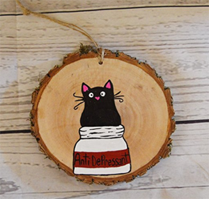 handmade cat ornaments