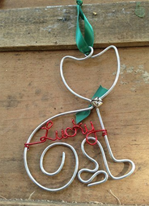 handmade cat ornaments