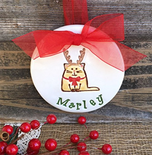 handmade cat ornaments