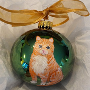 handmade cat ornaments