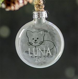 handmade cat ornaments