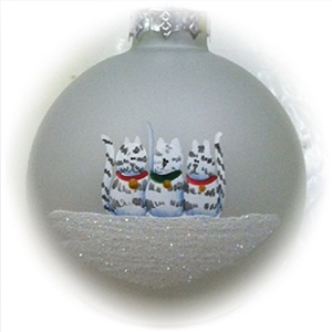 handmade cat ornaments