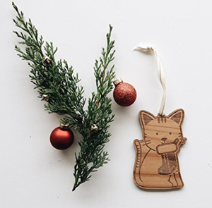handmade cat ornaments